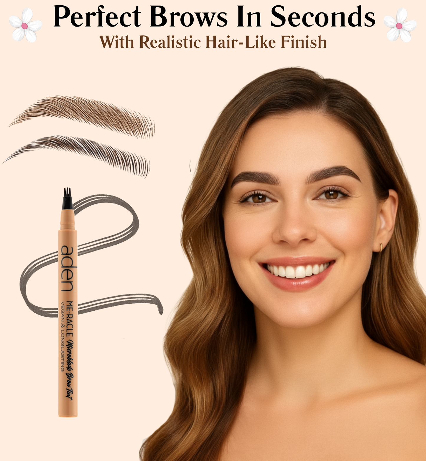 aden Eyebrow Tint – Natural Hair-Like Finish & Long-Lasting-Made In Italy