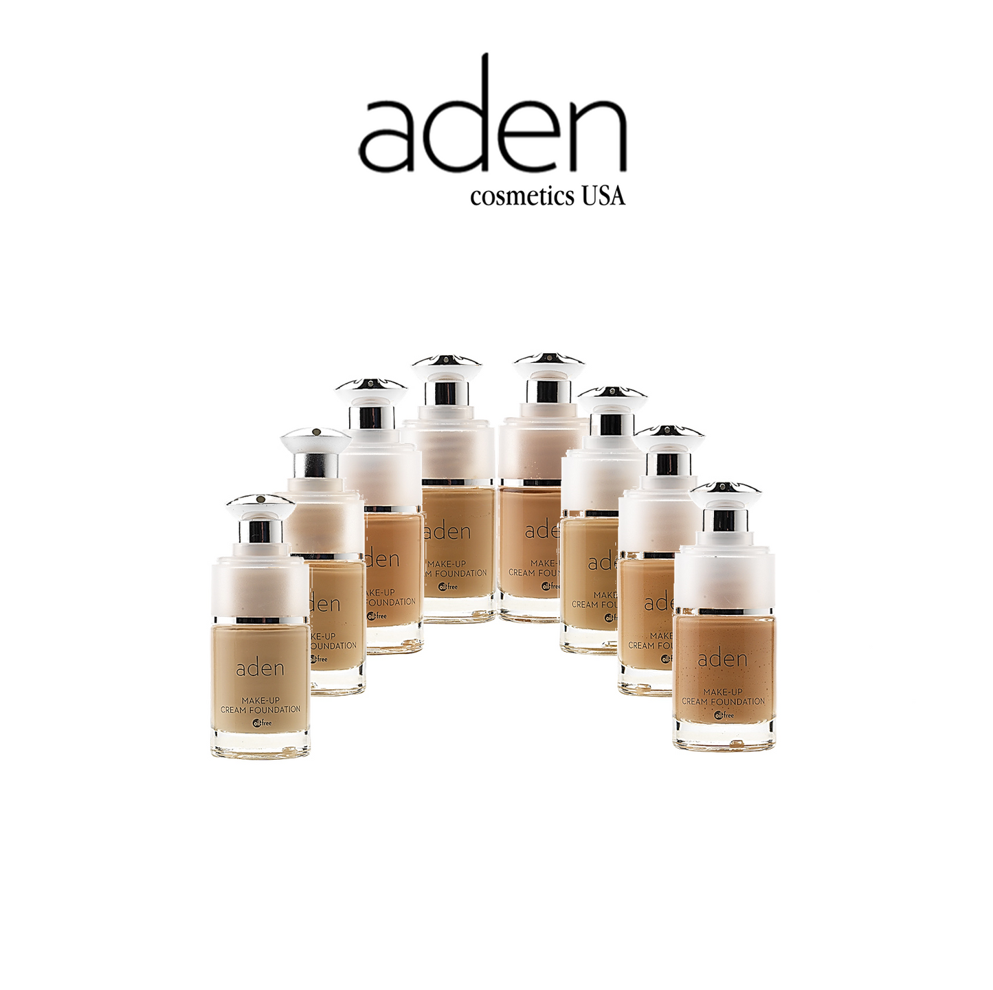 aden Cream Foundation Long lasting Oil Free
