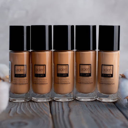 aden Full Coverage and Long Lasting Fluid Foundation