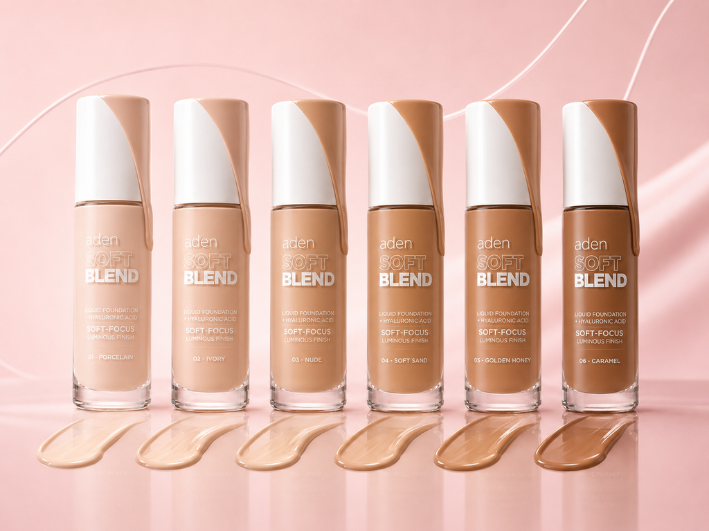 aden Soft Blend Liquid Foundation