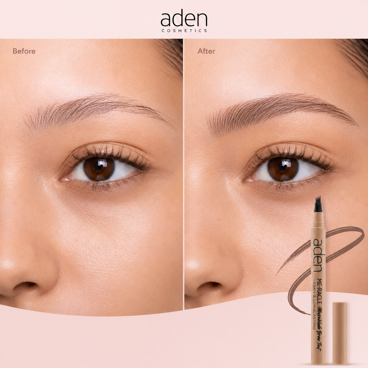 aden Eyebrow Tint – Natural Hair-Like Finish & Long-Lasting-Made In Italy