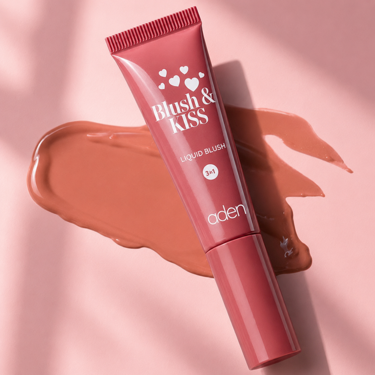 ADEN Blush & Kiss 3-in-1 Liquid Blush