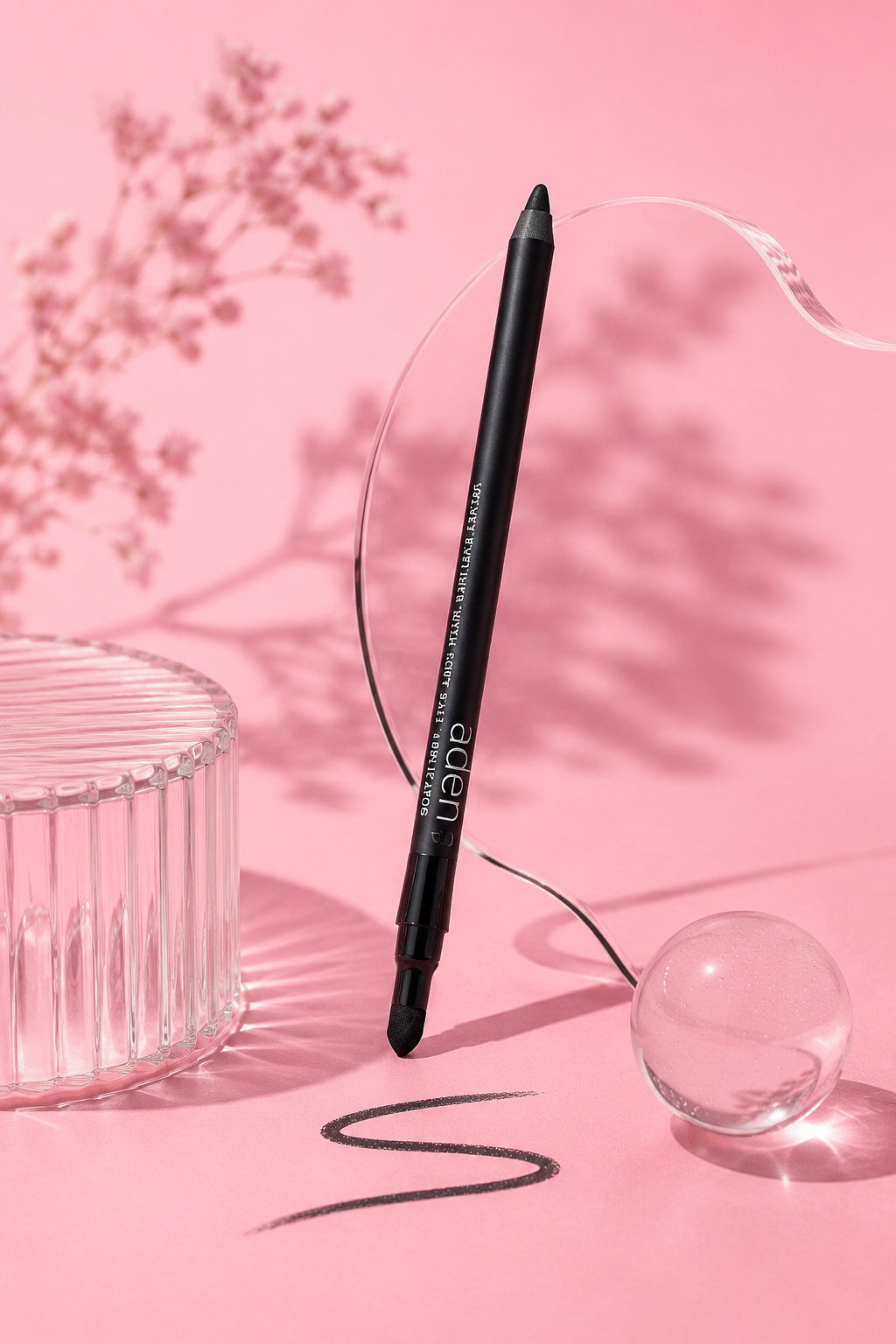 aden Velvet Eyeliner with soft Ball Applicator
