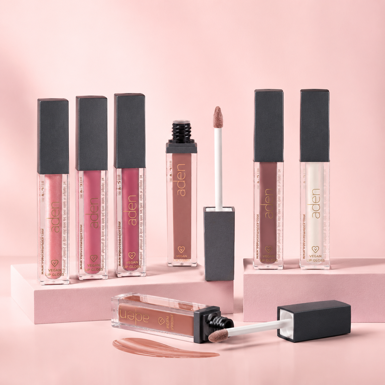 aden Lip Gloss VEGAN Long- Lasting