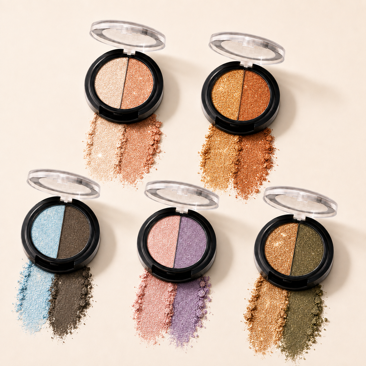 aden Shine Eyeshadow Powder Duo