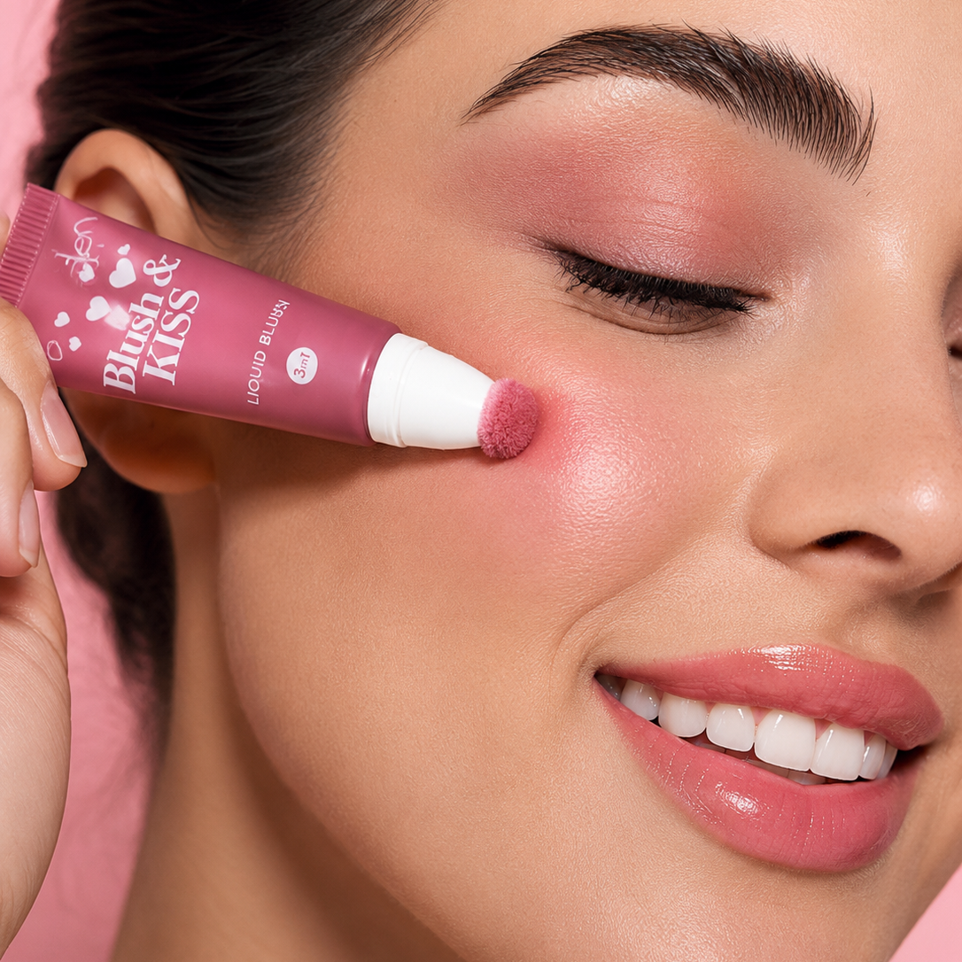 ADEN Blush & Kiss 3-in-1 Liquid Blush