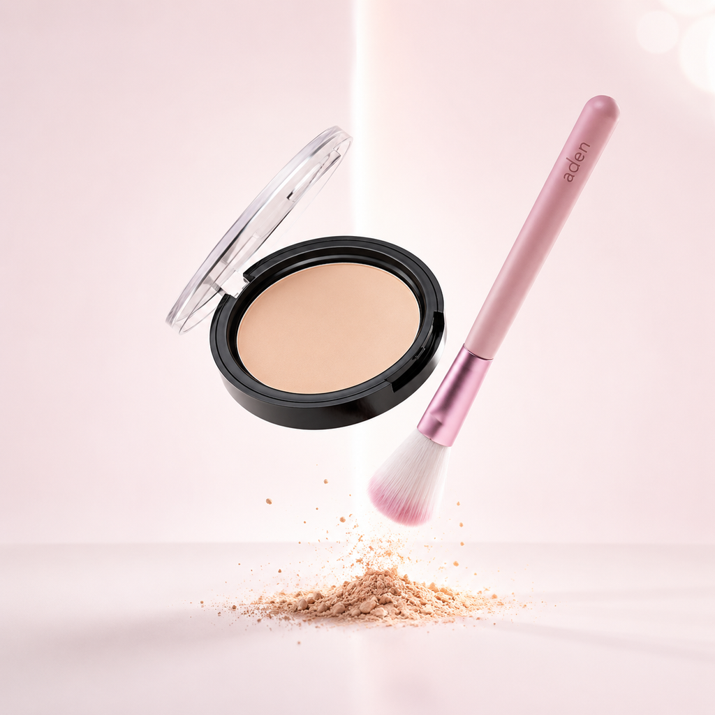 aden Silky Matte Compact Powder