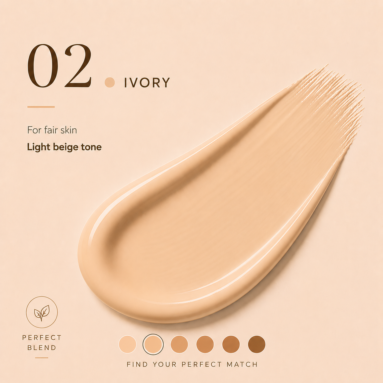 aden Full Coverage and Long Lasting Fluid Foundation