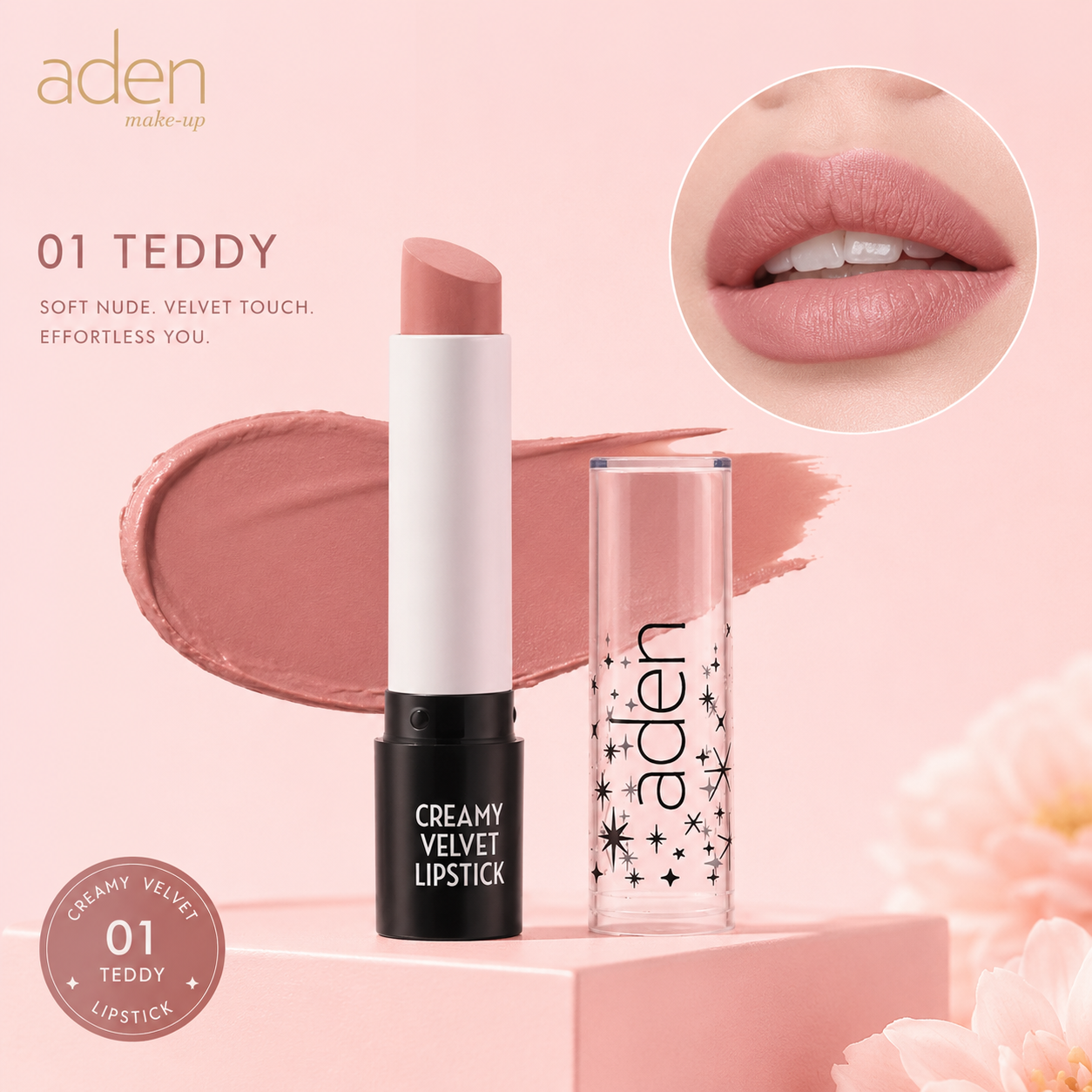 aden Creamy Velvet Lipstick