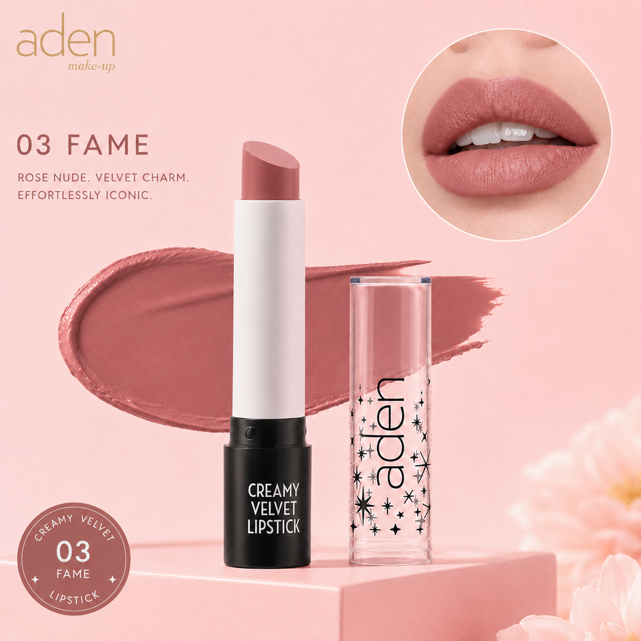 aden Creamy Velvet Lipstick