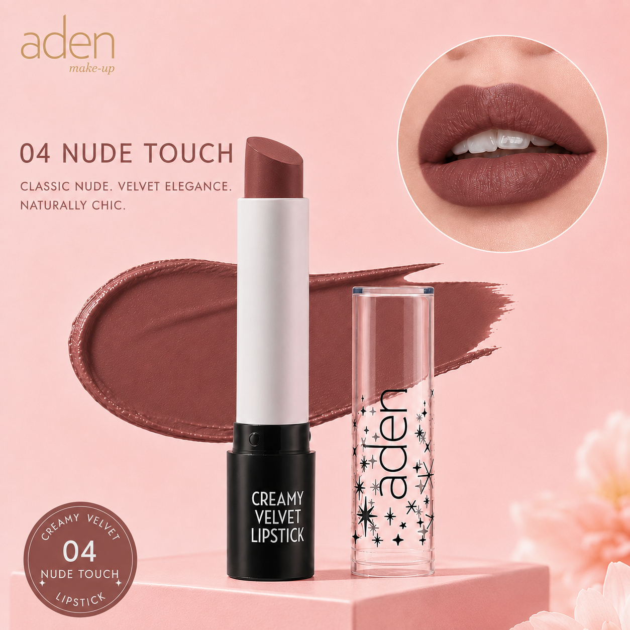 aden Creamy Velvet Lipstick