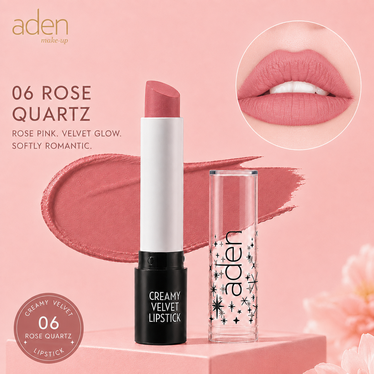 aden Creamy Velvet Lipstick