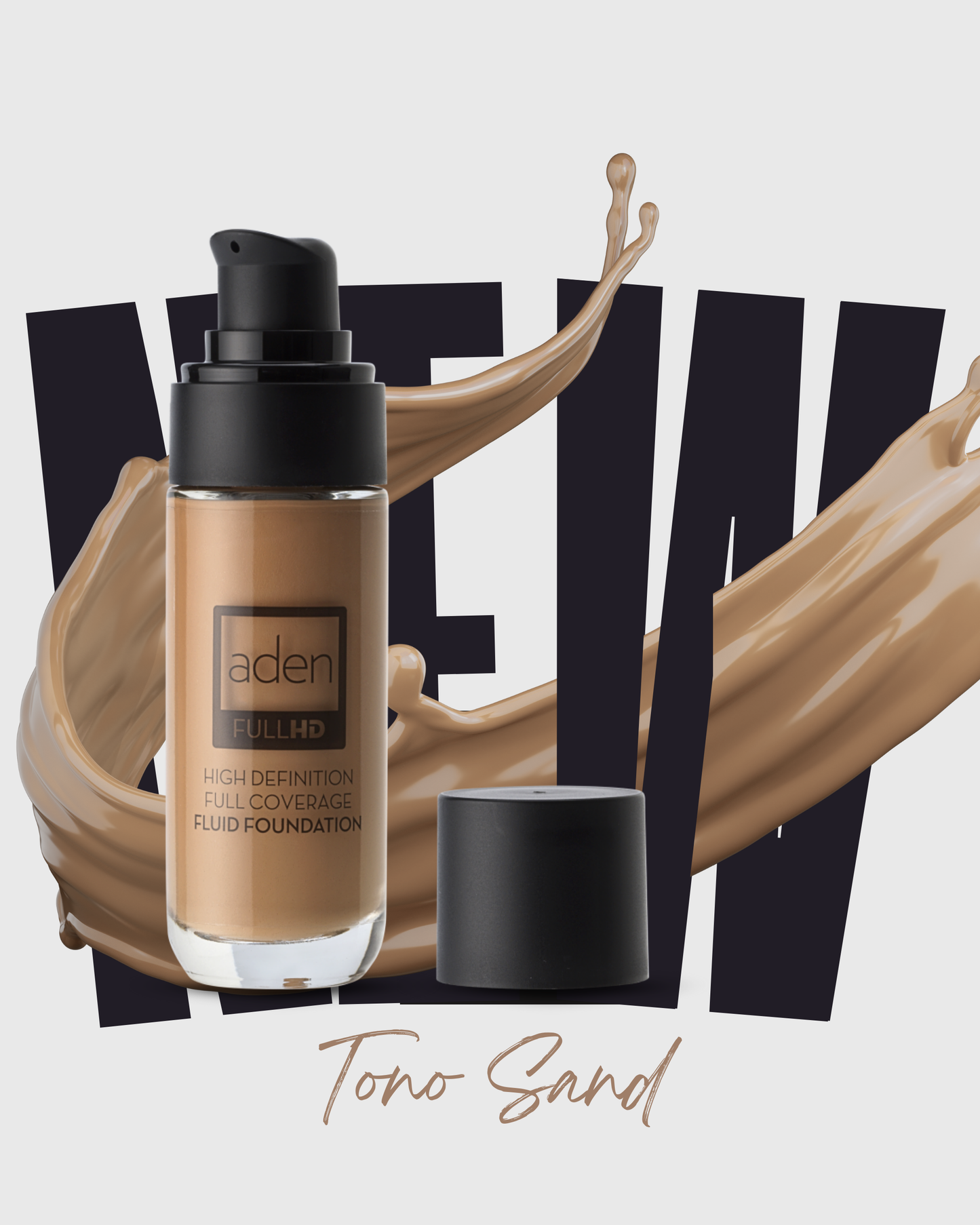 aden Full Coverage and Long Lasting Fluid Foundation