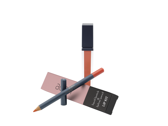 aden Lipstick and Lip Liner Set