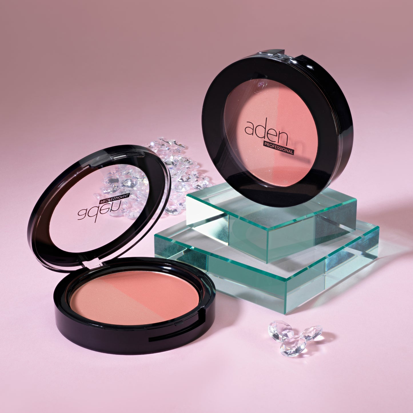 aden Matt & Glow Blush Duo