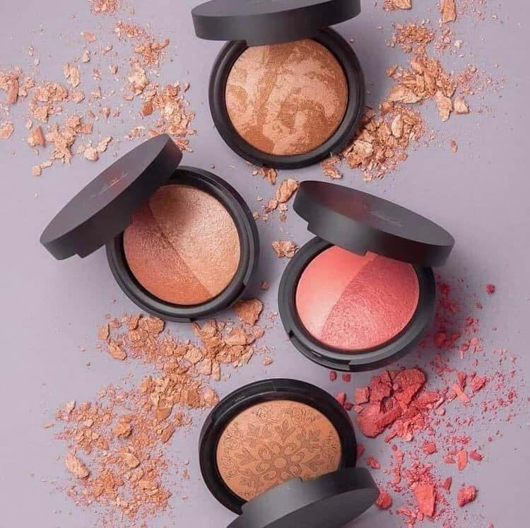 Terracotta Baked ,Blusher Duo, Highlighter, aden